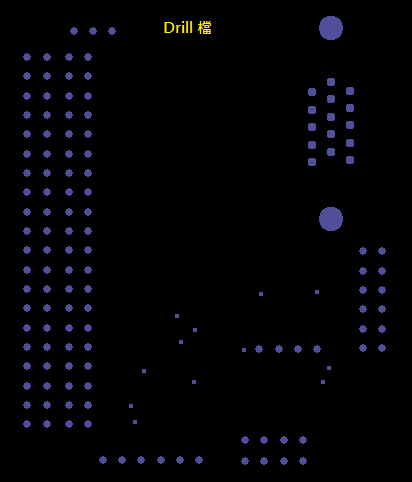 產(chǎn)生Drill File及 Map File 的Gerber 檔案，此會產(chǎn)生描述此PCB所用到的鉆孔的孔徑尺寸及鉆孔的座標(biāo)資訊。