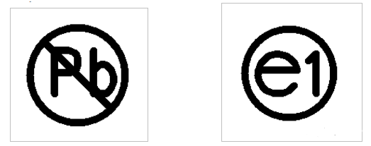 如果PCB板為無(wú)鉛制程，為了與有鉛的PCB區(qū)分開(kāi)來(lái)，通常會(huì)在板上標(biāo)注無(wú)鉛制程符號(hào)